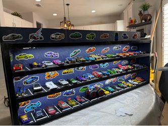 Hot Wheels Display Case with LED Lighting
