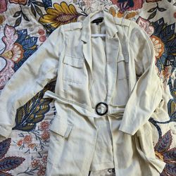 Linen Plus Size Lane Bryant Coat Jacket