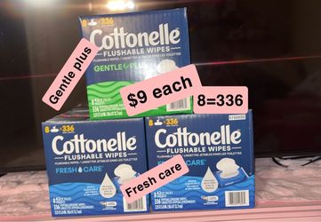 Cottonelle flushable wipes