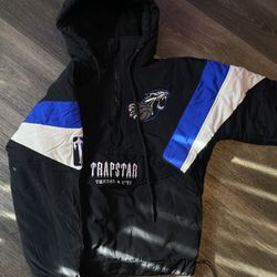 Trapstar pullover zip Jacket size small 