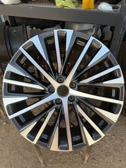 One Lexus 21x8J rim -$400