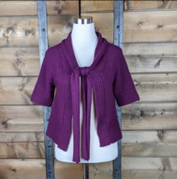 Anthropologie TWG Tie Front Cardigan - XS