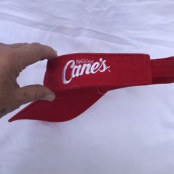 Raising Cane’s Men/Women Head Visor In Red