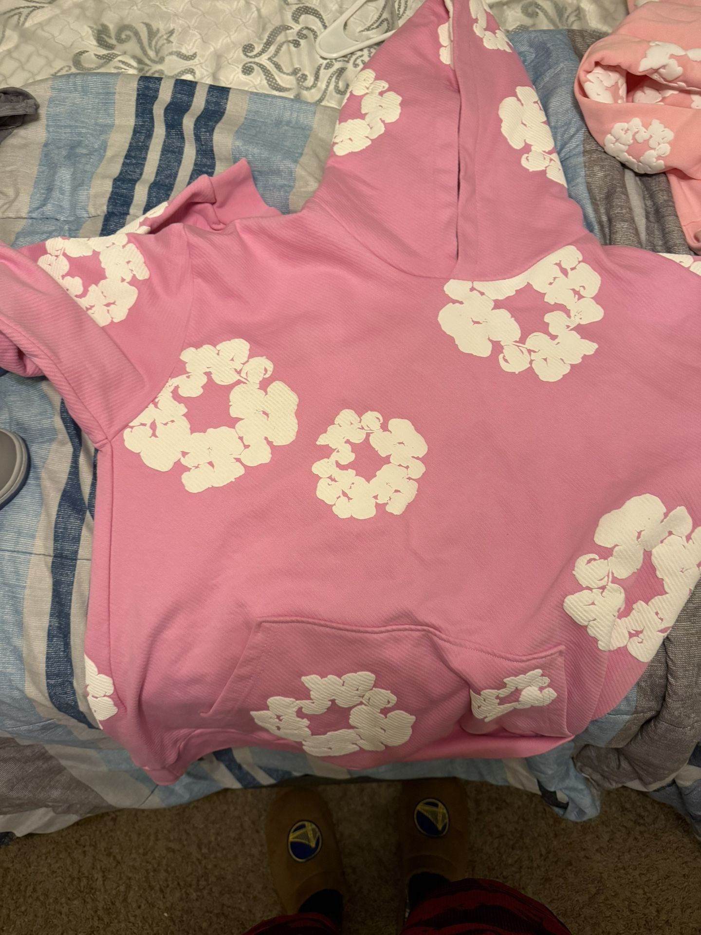 Denim Tears Hoodie Pink