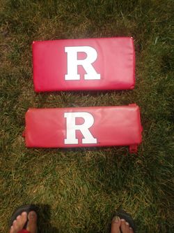 Game used Rutgers Seat Back Cushions