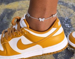 Micro Tennis Dimond Butterfly Anklet$$80 Obo