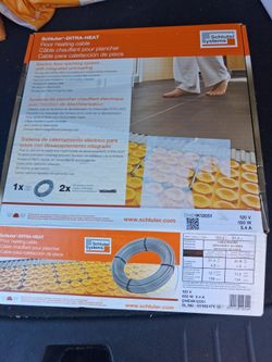 Schluter DITRA-HEAT Floor Heating Cable DHEHK12051