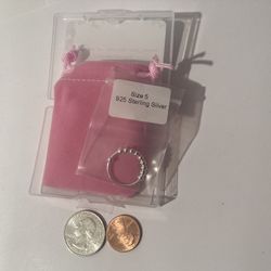 Vintage Sterling Silver Ring Size 5