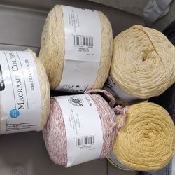 Loops & THREADS macrame Yarn  Cakes 10 Each