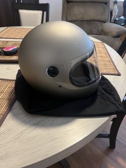 Biltwell Gringo S flat gray helmet, model GS-TIT-FL-GRY, size small