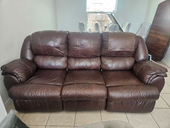 Leather couches