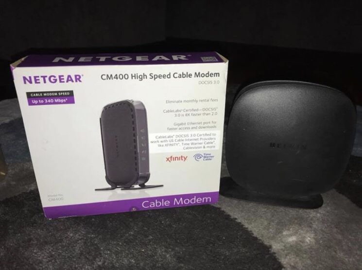 Modem and router