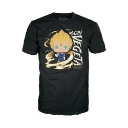 Funko POP! & Tee: DBZ - Majin Vegeta - Glow In the Dark - Medium - T-Shirt