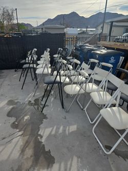 Folding chairs