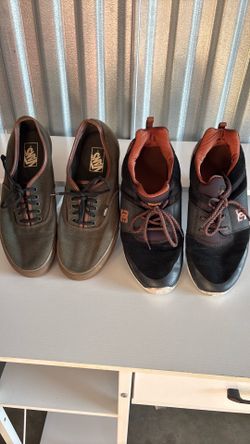 Vans and dc shoes for men.