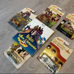 The Beatles Vintage Yellow Submarine “HotWheels” Set and Album ✅✅