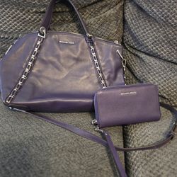 MK handbag and wallet set