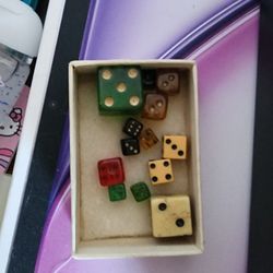Old Dice Tiny And Not.