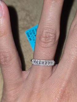 Silver moissinate Ring💍💎