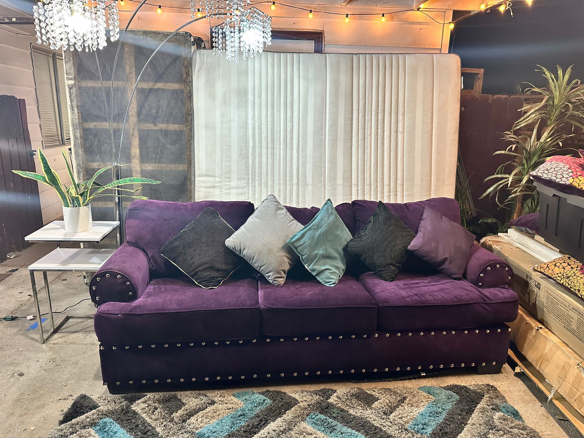 PURPLE COUCH.. FREE DELIVERY AVAILABLE for Sale in Henderson, NV OfferUp