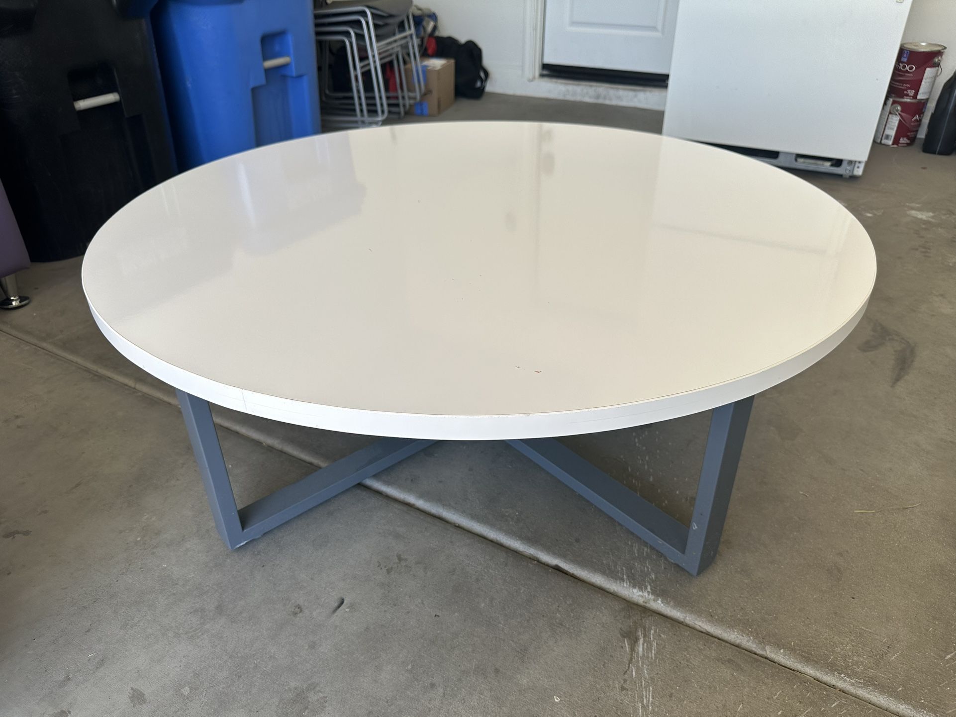 (1) White Table In Good Condition