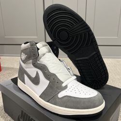 Jordan 1 High Washed Black Sz 9.5