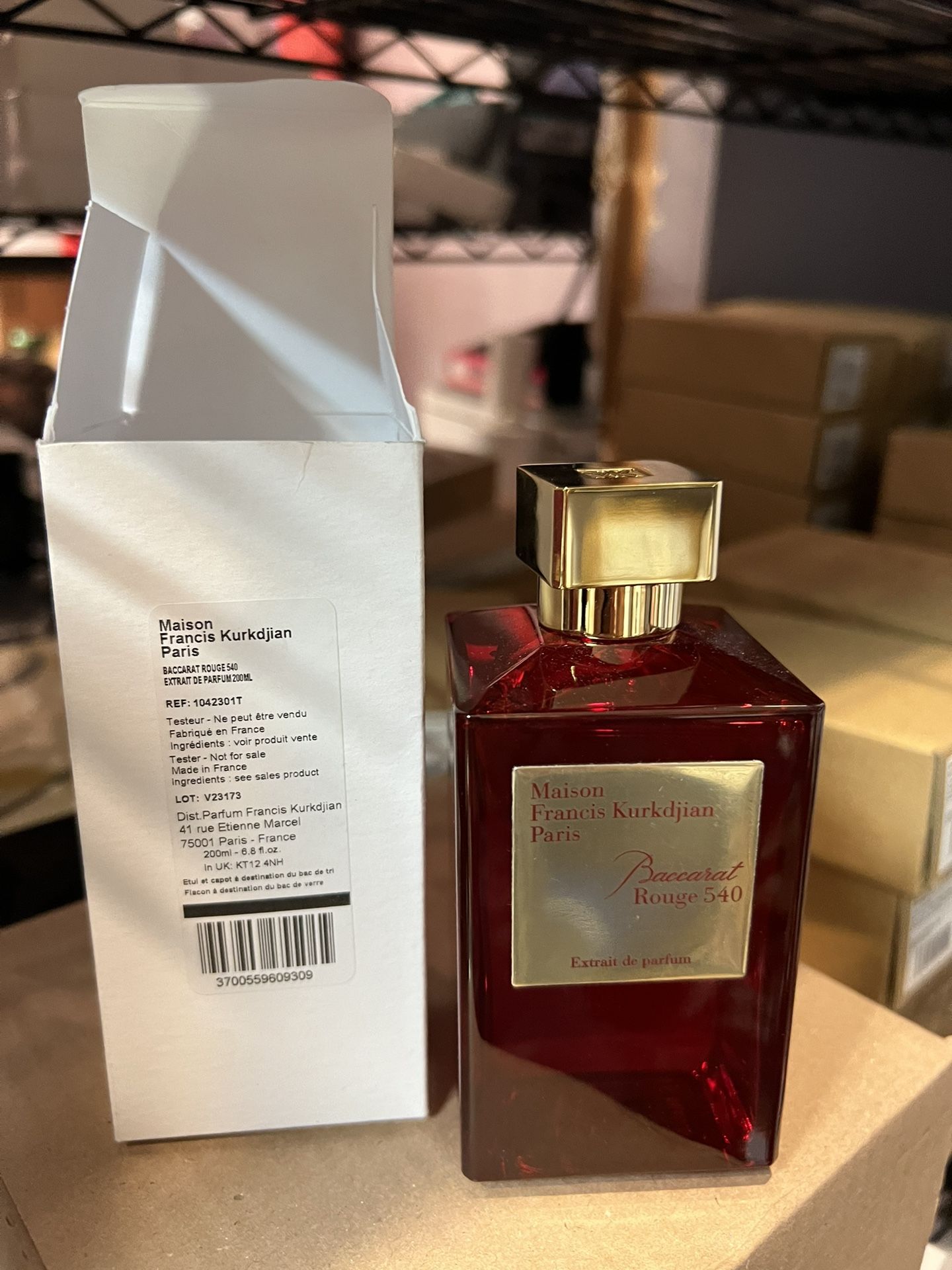 Baccarat Rouge Tester Box