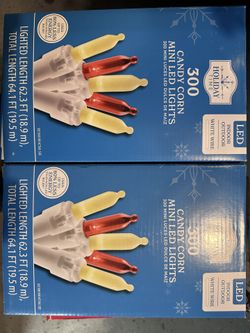 Candy Corn  Mini Led Lights 🎄❄️🍭💡 