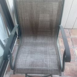 Outdoor Bar Height Sling Chairs