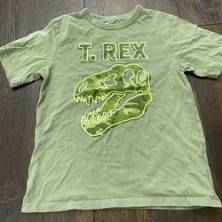 Boys Green Dinosaur Shirt Size 5/6 By Children’s Place #13