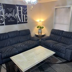 Sofa and loveseat
