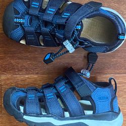 Blue Keen Sandals Toddler Size 8 Like New 