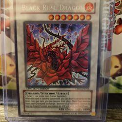 Yugi Oh Card - Black Rose Dragon Secret Rare