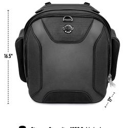 Dagr Extra Large Motorcycle Sissy Bar Bag -32L