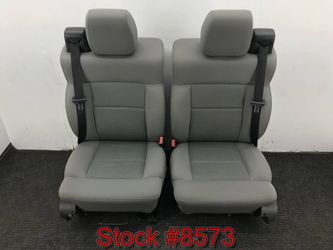 Gray Cloth Front Bucket Seats For A 2004 Through 2008 Ford F150 GRAY Cloth Seat Stock #8573