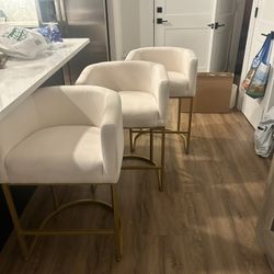 3 Counter Height Chairs