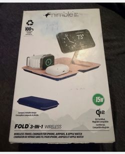 NIMBLE FOLD 3-in-1 MagSafe Travel Charger Apple Devices - Special Edition Pink
