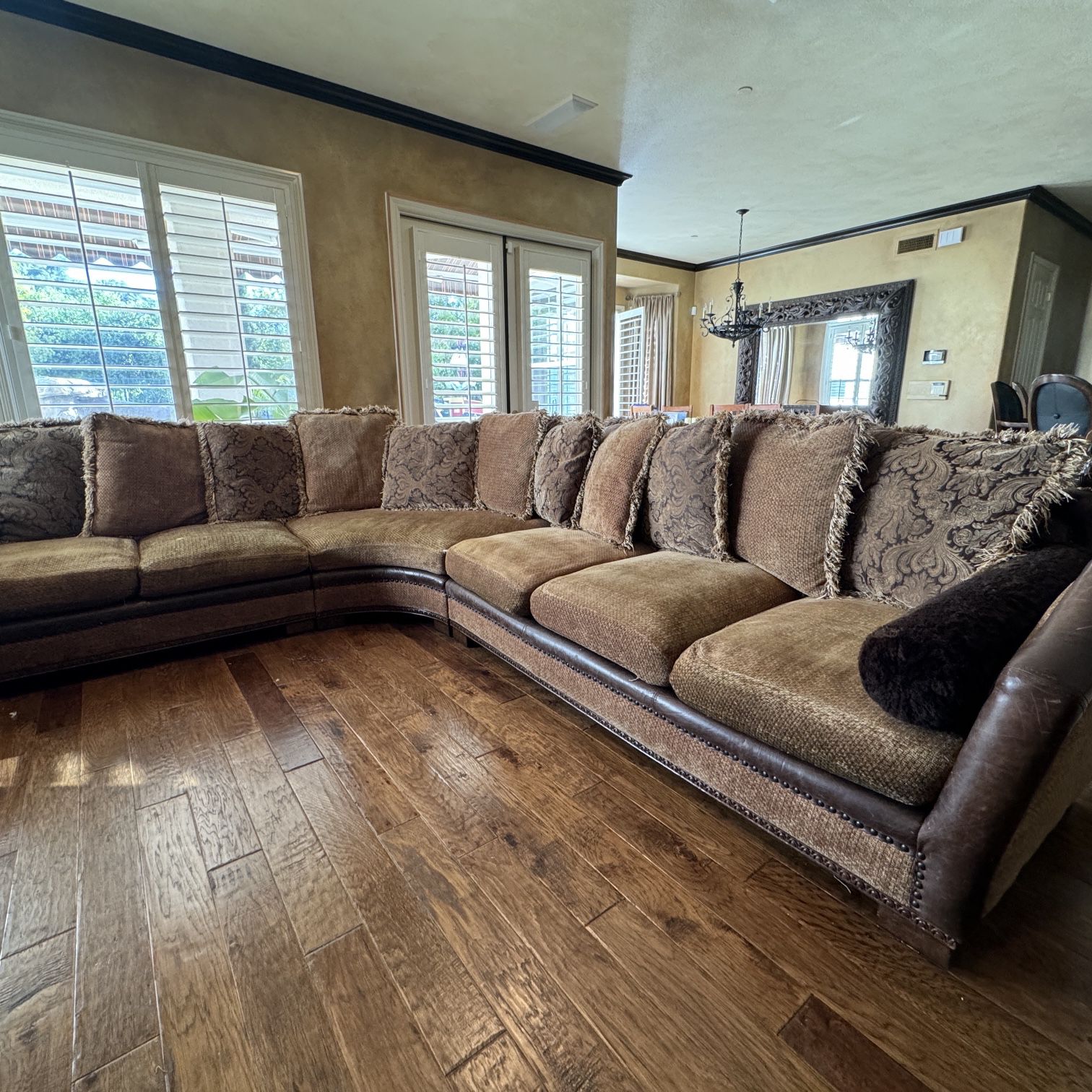 Custom Designer - Oversized Chenille Couch