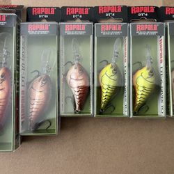 6 Rapala Fishing Lures