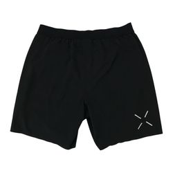 Ten Thousand The Interval Shorts Mens Large L Black Lined 7” Inseam Running Gym