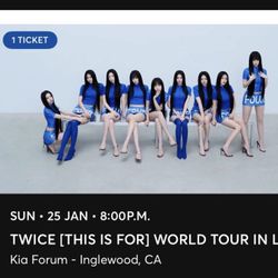 TWICE WORLD TOUR - GENERAL ADMISSION