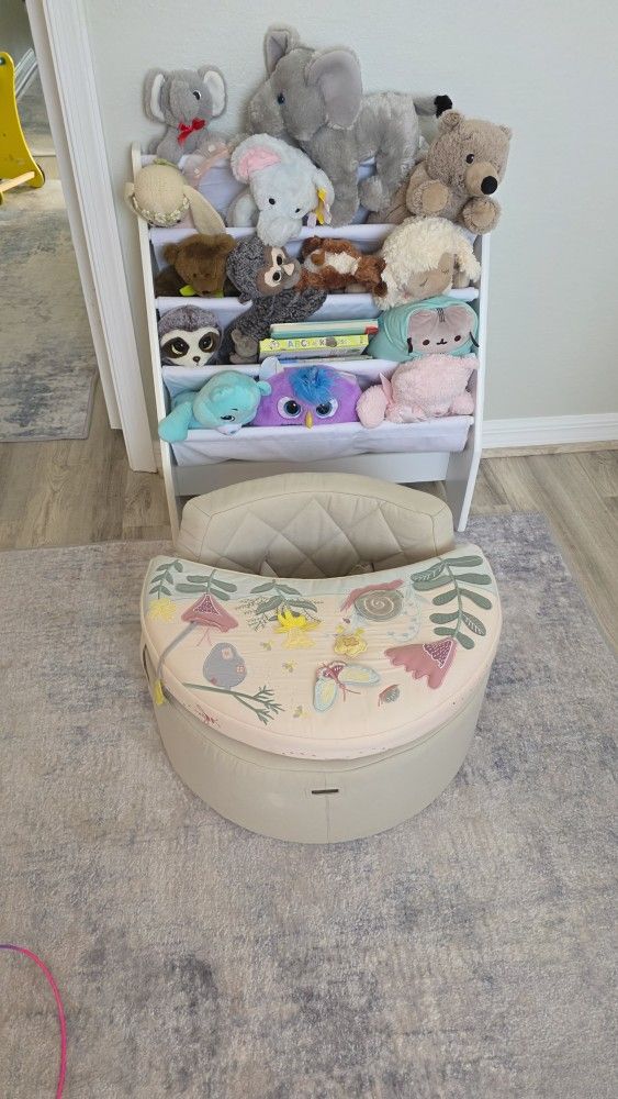Crate & Barrel Floral Garden Baby And Kids Activity Chair