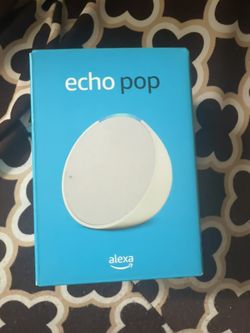 echo pop by amazon new in box