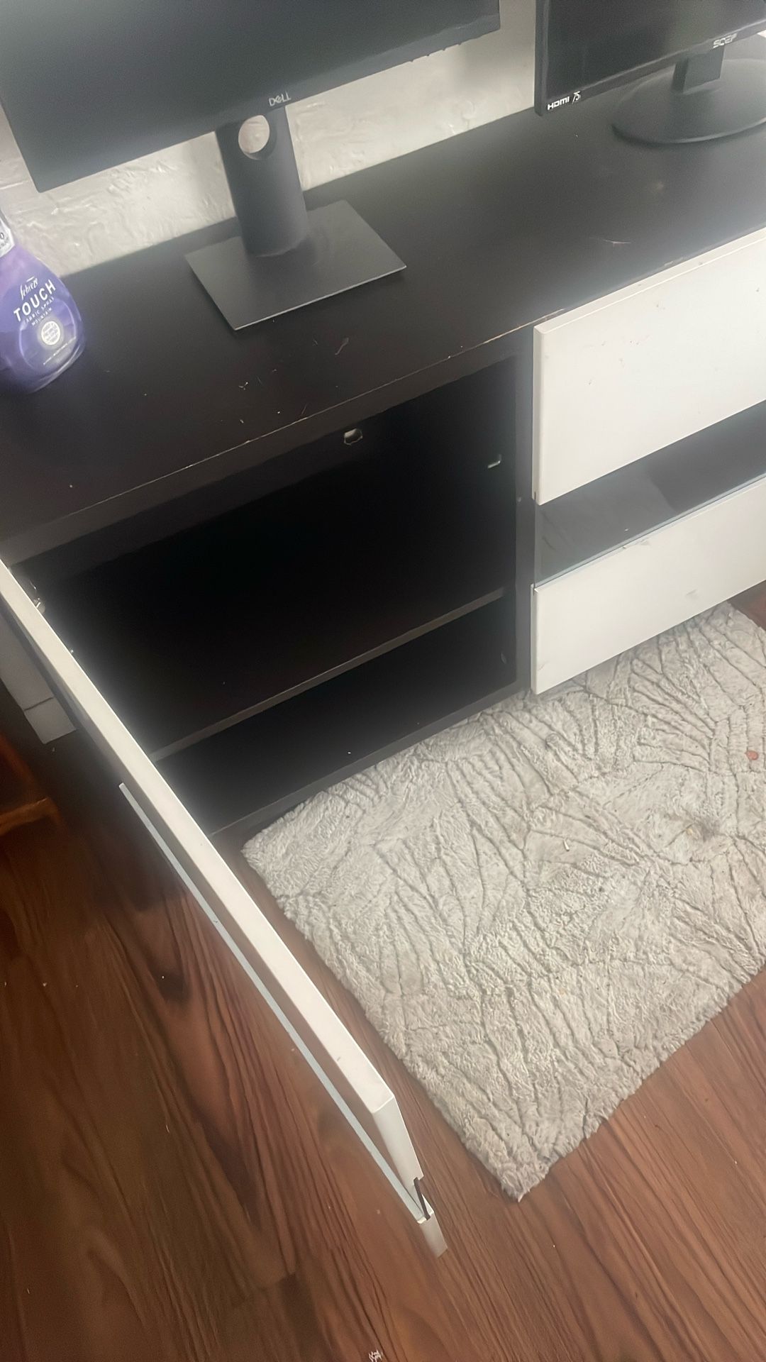 Tv Stand Opens Has Little Inside