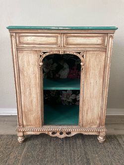 Anthropologie Style Vintage Cabinet