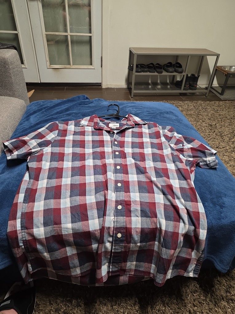 Sonoma XL Plaid Button UP