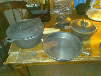 Brand new .. cast iron cookware set