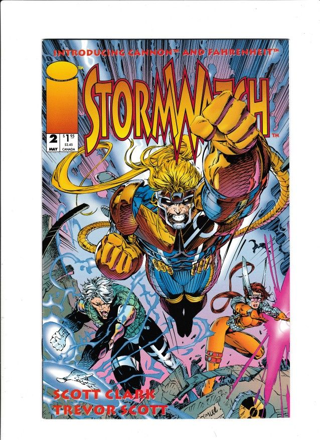 STORMWATCH #02 (1993) JIM LEE | TRADE DRESS | 1ST CANNON & FAHRENHEIT