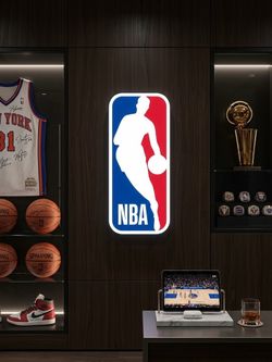 NBA Logo LED Lamp / Decorative Light-Up Sign