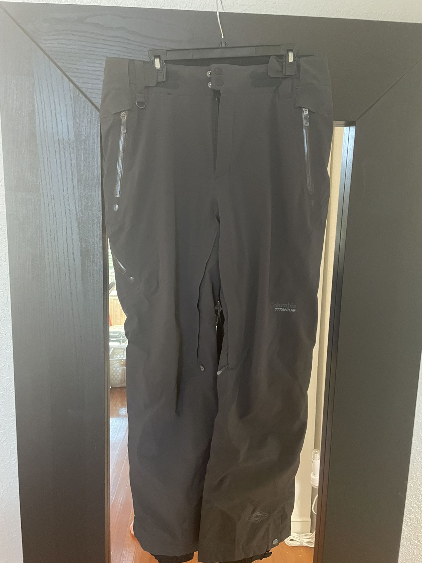 Mens Charcoal Ski Pants M